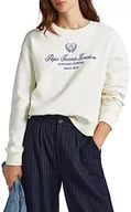 Bluzy damskie - Pepe Jeans Damska bluza z kapturem Vilma, Biały (mysz), S - miniaturka - grafika 1