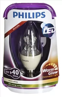 Philips Żarówka LED B38 ŚWIECZKA E14 6W 929001140430 - Pozostałe oświetlenie - miniaturka - grafika 1