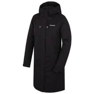 Kurtki i kamizelki sportowe damskie - Płaszcz damski Husky Narvik L Rozmiar: L / Kolor: czarny - miniaturka - grafika 1