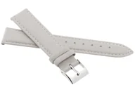 Akcesoria do zegarków - Skórzany pasek do zegarka 14 mm JVD R41414-14 szary gołębi - miniaturka - grafika 1