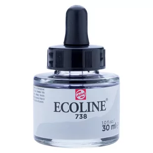 Ecoline, farba akwarelowa, 30 ml, Zimny szary - Farby i media malarskie - miniaturka - grafika 2