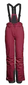 Spodnie narciarskie - Killtec Dziewczęce spodnie narciarskie/spodnie funkcyjne z szelkami, ochrona krawędzi i łapacz śniegu KSW 152 GRLS SKI PNTS, ciemne malinowe, 152, 41188-000 - miniaturka - grafika 1