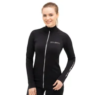 Bluzy sportowe damskie - Bluza dresowa termoaktywna rozpinana damska Brubeck Athletic - miniaturka - grafika 1