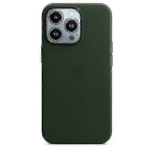 Skórzane etui na telefon do Iphone 13 Pro Skórzane etui ochronne z Magsafe Sequoia zielony - Etui i futerały do telefonów - miniaturka - grafika 1