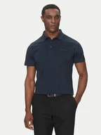 Koszulki męskie - KARL LAGERFELD Polo 745001 552200 Granatowy Slim Fit - miniaturka - grafika 1
