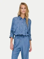Koszule damskie - ONLY Koszula New Grace 15337926 Niebieski Loose Fit - miniaturka - grafika 1