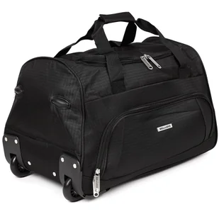 Torba PODRÓŻNA mała na kólkach ZE STELAŻEM Bellugio S czarny - Walizki Torba PODRÓŻNA mała na kólkach ZE STELAŻEM Bellugio S czarny - Walizki - miniaturka - grafika 3