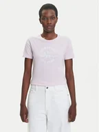 Koszulki i topy damskie - Converse T-Shirt Floral Chuck Taylor 10027751-A03 Różowy Regular Fit - miniaturka - grafika 1