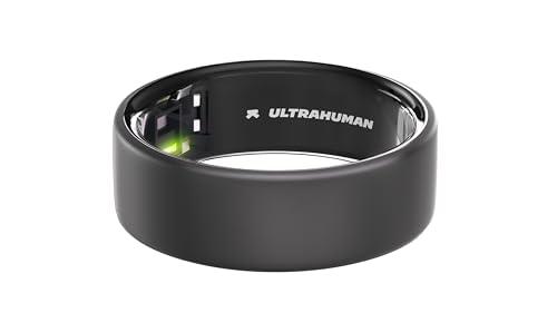 ULTRAHUMAN Ring AIR - Zaawansowane monitorowanie snu, monitorowanie HRV i temperatury, trening torów, ruch i regeneracja, wodoodporny, 6 dni pracy baterii z dożywotnią subskrypcją (rozmiar 13)