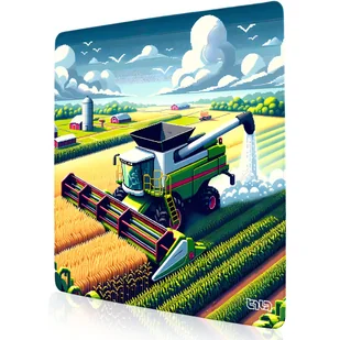 PODKŁADKA GAMINGOWA Letnie Żniwa 30x30 TILT Prezent Na biurko - Podkładki pod mysz - miniaturka - grafika 1