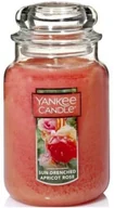 Świece - Yankee Candle Large Jar Sun-Drenched Apricot Rose Skąpana W Słońcu Róża Morelowa 623g - miniaturka - grafika 1