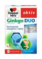 Suplementy diety - Queisser Pharma DOPPELHERZ AKTIV Ginko Duo 60 szt. - miniaturka - grafika 1