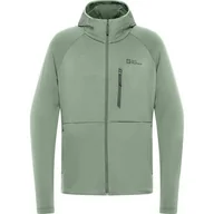 Bluzy męskie - Polar męski Kolbenberg Hooded Fz Jack Wolfskin - miniaturka - grafika 1