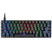 Klawiatury - MAD DOG GK850K Gateron Red Czarna - miniaturka - grafika 1