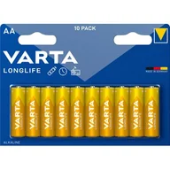 Baterie i akcesoria - Varta Bateria Longlife Extra 10xAA 4106101461 - miniaturka - grafika 1
