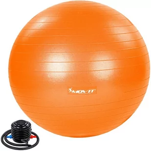 Movit Piłka gimnastyczna z pompką 85 cm pomarańczowy M75566 - Piłki do ćwiczeń - miniaturka - grafika 1