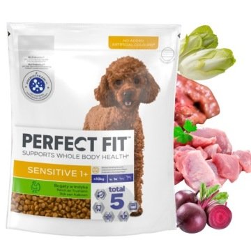 PERFECT FIT Sensitive 1+ Bogaty w Indyka 825 g - sucha karma dla dorosłych psów małych ras