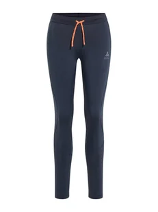 Odlo Legginsy funkcyjne "Essential Thermal" w kolorze granatowym - Spodnie sportowe damskie - miniaturka - grafika 1