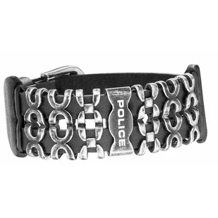 Bransoletka Męska Police PJ26145BLE.03 Skórzany 19 - 22 cm - Bransolety męskie - miniaturka - grafika 1