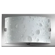 Lampy ścienne - Kinkiet Daphne - kolor srebrny - HK/DAPHNE3 BATH - miniaturka - grafika 1