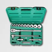 Zestawy narzędziowe - Zestaw kluczy HONITON, 14 elementów, 3/4", 6014 - miniaturka - grafika 1