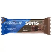 Sens Baton proteinowy brownie z mąką ze świerszczy 60 g - Batony proteinowe - miniaturka - grafika 1