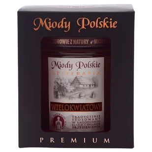 Miody Polskie, miód wielokwiatowy premium, 400 g - Miód - miniaturka - grafika 1