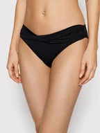 Stroje kąpielowe - Seafolly Dół od bikini Twist Band 44320-942 Czarny - miniaturka - grafika 1