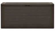 Skrzynie ogrodowe - Brązowa zamykana skrzynia ogrodowa Z4-E14 - miniaturka - grafika 1