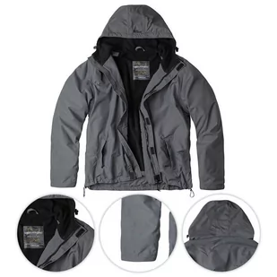 Surplus Kurtka Zipper Windbreaker Szara - M - Moda i Uroda OUTLET - miniaturka - grafika 1