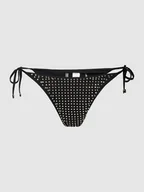 Stroje kąpielowe - Figi bikini z obszyciem kamieniami stras - miniaturka - grafika 1