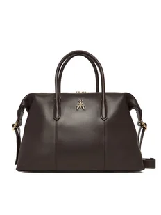 Patrizia Pepe Torebka 2B0145/L162 Brązowy - Torebki damskie Patrizia Pepe Torebka 2B0145/L162 Brązowy - Torebki damskie - miniaturka - grafika 1