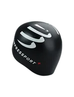 Pływanie - COMPRESSPORT Czepek pływacki Swimming Cap black/white - miniaturka - grafika 1