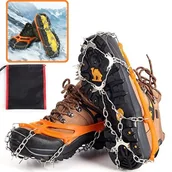 Sprzęt wspinaczkowy - Raki Na Buty Kolce Antypoślizgowe Łańcuchy R. 38-45 - miniaturka - grafika 1