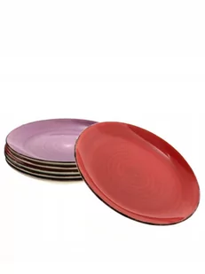 TALERZE DESEROWE PŁYTKIE DLA 6 OSÓB DUŻE 19 CM - Talerze - miniaturka - grafika 1