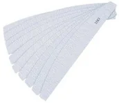 Akcesoria do paznokci - Nakładki ścierne zamienne do pilnika metalowego łódka półksiężyc (kolor zebra) gradacja 180 10 szt - miniaturka - grafika 1