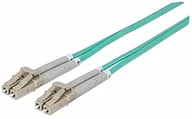 Patchcordy - Intellinet Network Solutions LWL Anschlusskabel LC/LC 1m Multimode OM3 aqua 750868 - miniaturka - grafika 1