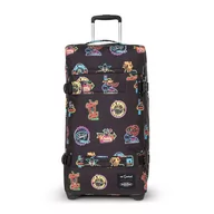 Torby podróżne - Torba podróżna na kółkach Eastpak Transit'R M - Simpsons neon print - miniaturka - grafika 1