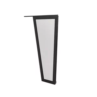Ściana boczna antracytowa 130x53x30 cm do daszka łukowego 75 cm Robelit 5905725047000 - Daszki nad drzwi - miniaturka - grafika 1