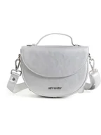 Torebki damskie - Hey Marly Torebka "Soul Sister" w kolorze srebrnym - 25 x 22 x 7 cm - miniaturka - grafika 1