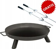 Paleniska ogrodowe - Palenisko ogrodowe PALENISKO OGRODOWE STALOWE GRUBE NA OGNISKO KOCIOŁEK 60CM GRUBOŚĆ AŻ 2 MM! - miniaturka - grafika 1