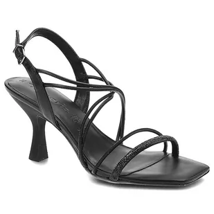 Czarne Sandały Tamaris Eleganckie Sandały - Moda i Uroda OUTLET - miniaturka - grafika 1