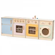Zabawy w naśladowanie dorosłych - VIGA PolarB Drewniany Zestaw Kuchenny XL Pralka Kuchenka Zmywarka - miniaturka - grafika 1