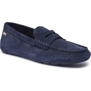 Tommy Hilfiger Skórzane mokasyny - Mokasyny damskie - miniaturka - grafika 1