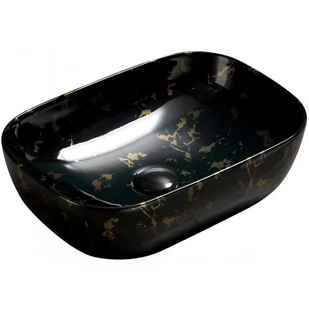 Mexen Rita umywalka nablatowa 45 x 32 cm czarna kamień - 21084594 - Umywalki Mexen Rita umywalka nablatowa 45 x 32 cm czarna kamień - 21084594 - Umywalki - miniaturka - grafika 1