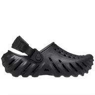 Klapki i japonki damskie - Klapki Crocs Echo Clog 208190-001 - czarne - miniaturka - grafika 1