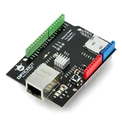 Podzespoły elektroniczne - DFRobot Ethernet Shield - W5200 v1.1 z czytnikiem kart microSD - nakładka do Arduino - miniaturka - grafika 1