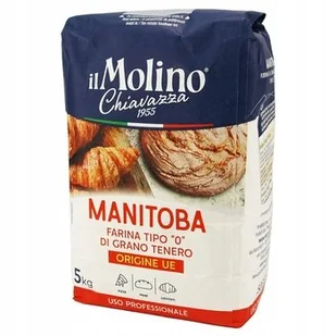 Mąka Manitoba do pizzy chleba włoska 5kg il Molino Chiavazza mocny gluten - Mąka - miniaturka - grafika 1