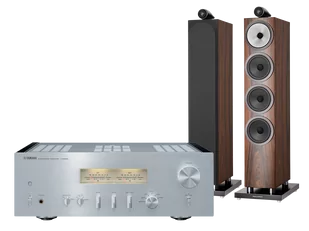 Yamaha A-S1200 (srebrny) + 702 S3 (mokka) - Zestawy stereo - miniaturka - grafika 1