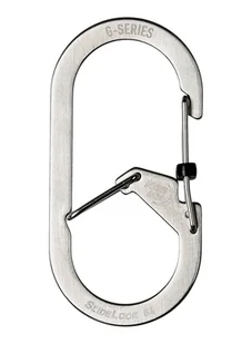 Karabinek Nite Ize G-Series SlideLock Dual Chamber Carabiner 4 - stainless steel - Sprzęt wspinaczkowy - miniaturka - grafika 1
